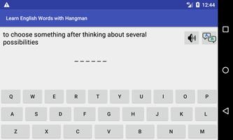 Hangman in English. Learn word screenshot 3
