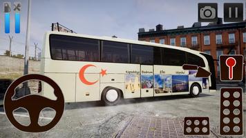 Bus Simulator Game Mercedes - Benz Affiche