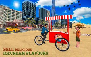 Beach Ice Cream Free Delivery Simulator Games New Affiche