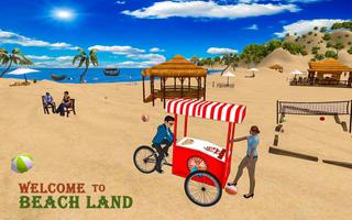 Beach Ice Cream Free Delivery Simulator Games New capture d'écran 1