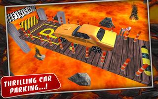 Lava Free Parking Enjoy car poster