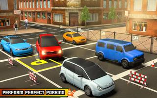 City Road Car Parking: Free Car Parking Games Affiche