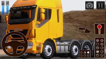 Truck Simulator Game iveco Affiche