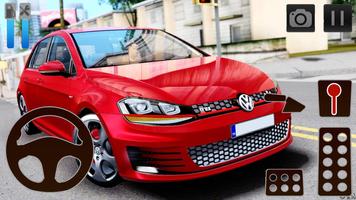 Car Driving Simulator Volkswagen Affiche