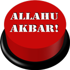 Allahu Akbar Button Zeichen