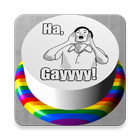 Ha Gayyyy Button-icoon