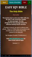 Easy KJV Bible poster