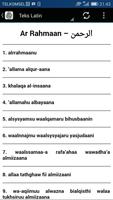 Surah Ar-Rahman & Terjemahan स्क्रीनशॉट 2