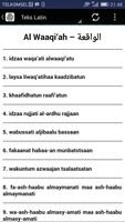 Surah Al-Waqiah & Terjemahan Ekran Görüntüsü 2