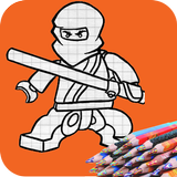 How to draw ninja on phone icône
