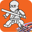 Zeichnen Sie Lego Ninja