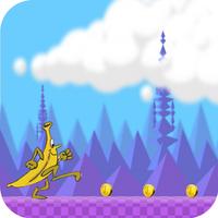 Banana Surfers Temple Runner Affiche