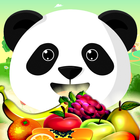 Panda Fruits Farmer Zeichen