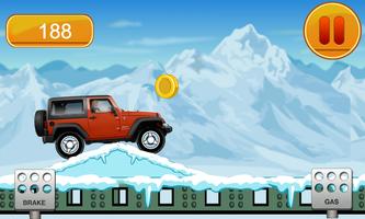 free Jeep Snow Hill Climb poster