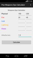 PoE Weapons Dps Calculator Ekran Görüntüsü 1