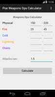 برنامه‌نما PoE Weapons Dps Calculator عکس از صفحه