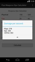 PoE Weapons Dps Calculator capture d'écran 2
