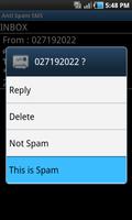 Anti Spam SMS screenshot 2