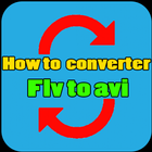 How to converter Flv to avi ícone