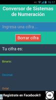 Convertir Sistemas Numeración الملصق