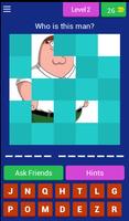 Poster Family Guy Guess the character