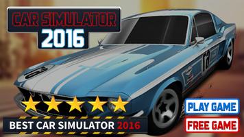 City Car Simulator Pro - 2016 Plakat