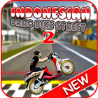 Indonesian Drag Street Racing Game 2018 icône