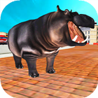 Animal Racing : Hippo أيقونة