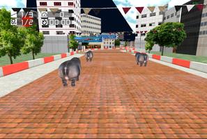 Animal Racing : Hippo скриншот 2