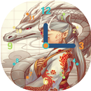 Anime Dragon Clock Widget APK