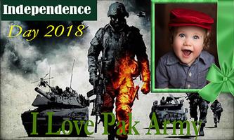14 August Profile Photo: Pakistan Flag Face screenshot 1