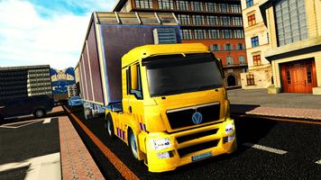futur euro simulateur de fret camion Affiche