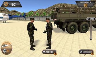 山sniper- FPSシューティングゲームの一族の3D スクリーンショット 1