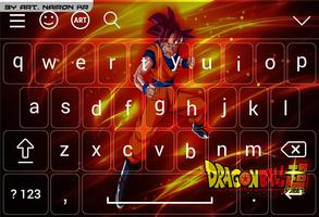 Keyboard for Goku Dragon ball ภาพหน้าจอ 1