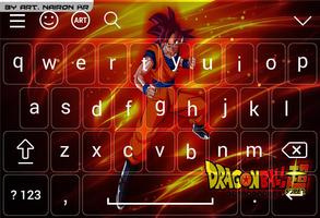 Keyboard for Goku Dragon ball اسکرین شاٹ 1