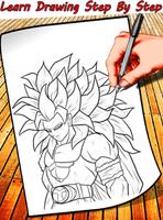 برنامه‌نما How To Draw Dragon Ball Characters عکس از صفحه