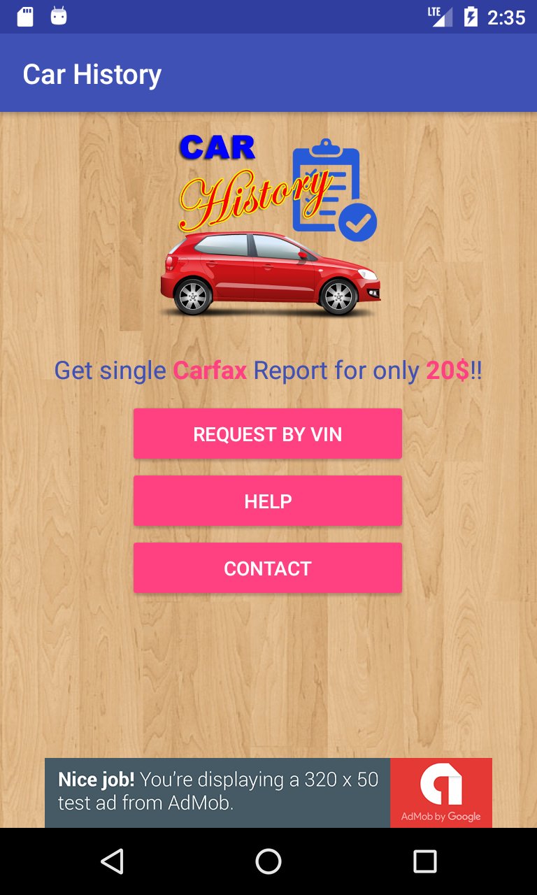 Download do APK de Car History 20 Carfax Report para Android