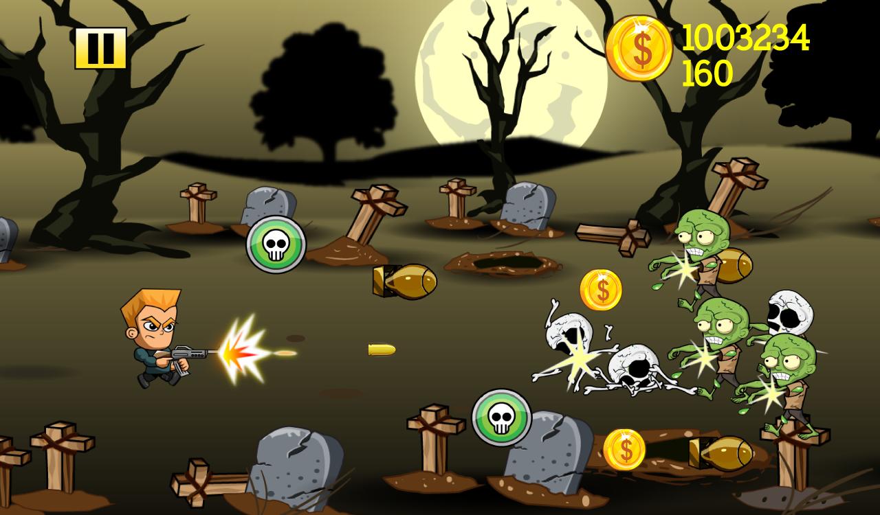 Игра где зомби проходит полосу препятствий. Ultimate Zombie Defense.