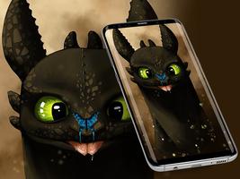 Dragon Toothless HD 3D Wallpaper screenshot 1