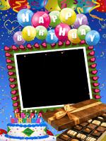 Birthday Frame and Card Wisher Cartaz