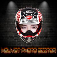 Helmet Photo Editor Affiche