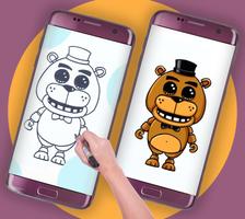 how to draw chibi fnaf скриншот 1