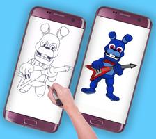 how to draw chibi fnaf स्क्रीनशॉट 2