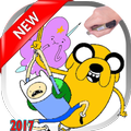 how to draw Adventure Time