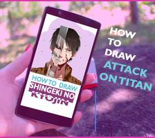 How To Draw Attack On Titan (Shingeki no Kyojin) پوسٹر