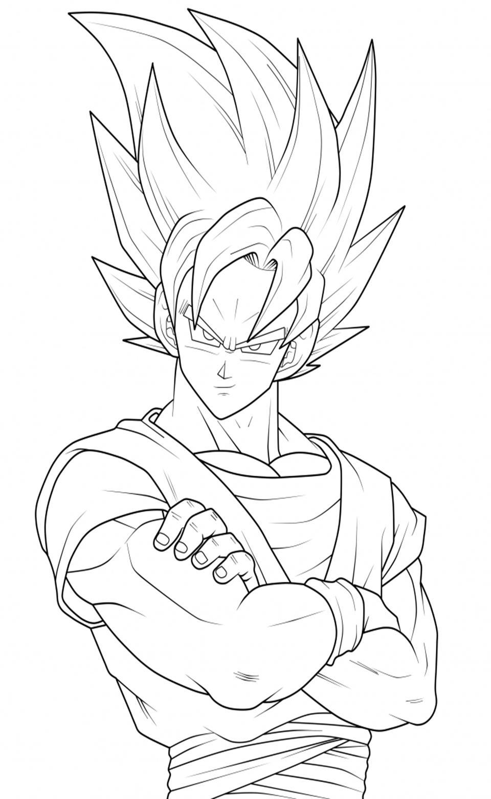 New Dragon Ball Z Sketch Drawing 