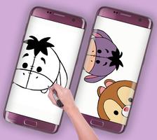 برنامه‌نما How to draw Tsum Tsum  Kids عکس از صفحه