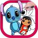 How to draw Lilo and Stitch APK