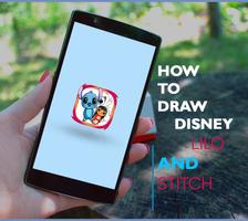 پوستر How to draw Lilo and Stitch