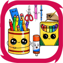 how to draw School Supplies APK